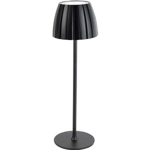 Moderne tafellamp zwart 3-staps dimbaar oplaadbaar - Dolce