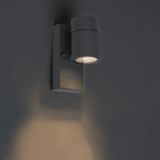 QAZQA solo - Moderne Wandlamp Up Down voor buiten - 1 lichts - D 107 mm - Donkergrijs - Buitenverlichting
