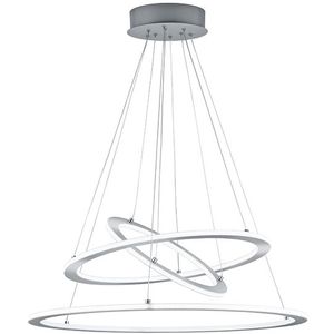 Design hanglamp staal incl. LED 3-staps dimbaar - Tijn