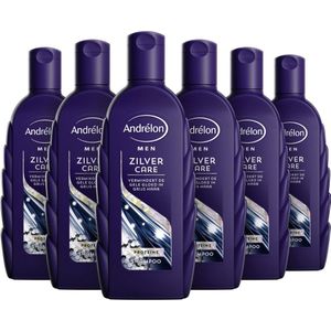 Andrelon Men Zilver Care Shampoo - Voordeelverpakking 6x300ml