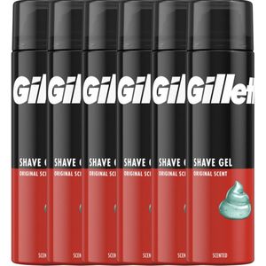 Gillette Scheergel Classic - Voordeelverpakking 6x200ml