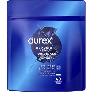 Durex Condooms - Classic Jeans - 40 Stuks - Mega Pack