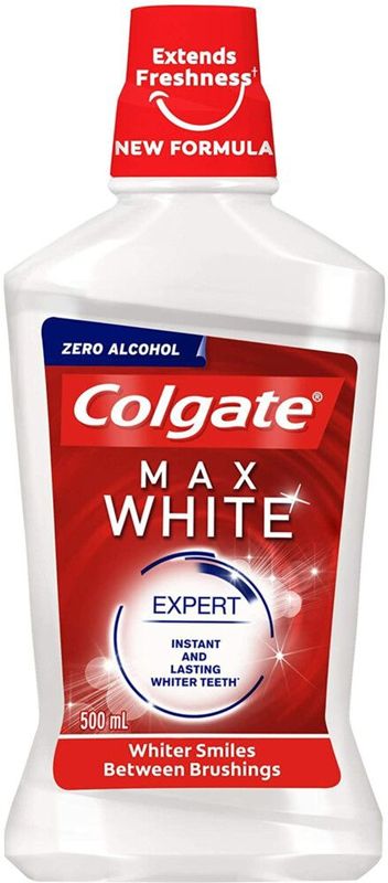 Colgate Max White Expert Mondwater - 0% Alcohol - 500ml