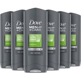 Dove Men+Care Extra Fresh Showergel - Voordeelverpakking 6x250ml