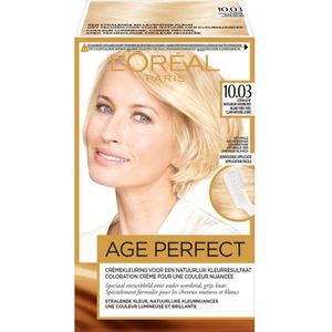 L'Oreal Age Perfect Creme Haarverf - 10.03 Extra Licht Goudblond