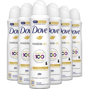 Dove Invisible Dry Anti-transpirant Deodorant Spray - Voordeelverpakking 6x150ml