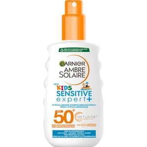 Garnier Ambre Solaire Kids Sensitive Expert SPF50+ Zonnebrandspray - 200ml