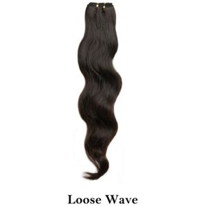 100% Remy Virgin Hair Weave Loose Wave 16''