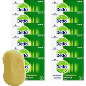 Dettol Anti-Bacterial Soap - Voordeelverpakking 12x100gr