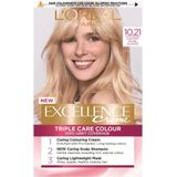 L'Oreal Excellence Creme Haarverf - 10.21 Licht Parelblond