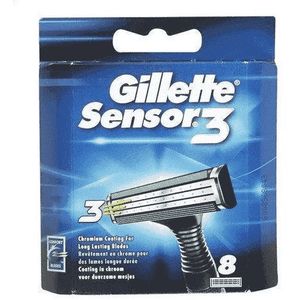 Gillette Sensor3 Scheermesjes 8 Stuks