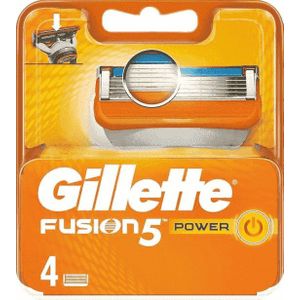 Gillette Fusion5 Power Scheermesjes 4 Stuks