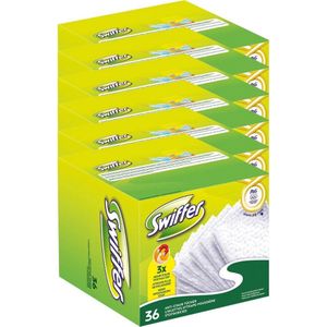 Swiffer Sweeper Navullingen Dry Stofdoek - Voordeelverpakking - 6x36= 216 Doekjes