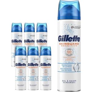 Gillette Skinguard Sensitive Scheergel - Voordeelverpakking 6x200ml