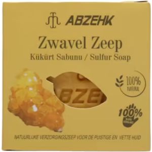 Abzehk Zwavel Zeep - Vegan Soap - 125gr