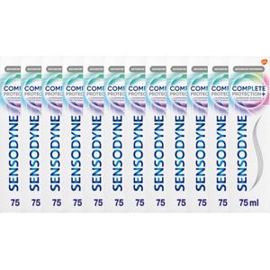 Sensodyne Complete Protection Whitening Tandpasta - Voordeelverpakking 12x75ml