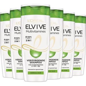 L'Oreal Elvive Multivitamines Shampoo - Voordeelverpakking 6x250ml