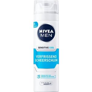 NIVEA MEN Sensitive Cooling Scheerschuim - 0% Alcohol - 200ml