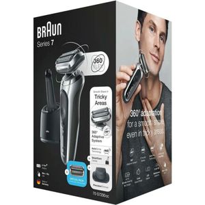 Braun Series 7 - 360°Flex - 70-S7200cc Elektrische Scheerapparaat - Extra Scheerkop