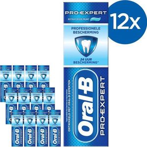 Oral-B Pro-Expert Professionele Bescherming Tandpasta - Voordeelverpakking 12x75 ml