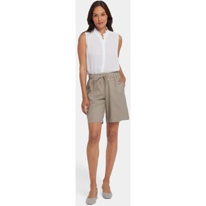 Luchtige Bermuda Shorts In Rekbare Linnen | Saddlewood