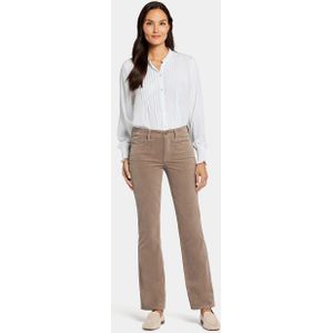 Marilyn Straight Corduroy Broek Lichtbruin | Saddlewood