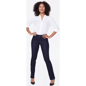 Marilyn Straight Jeans Donkerblauw Premium Denim (Petite) | Rinse