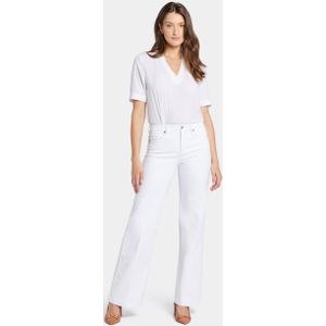 Teresa Wide Leg Jeans | Optic White