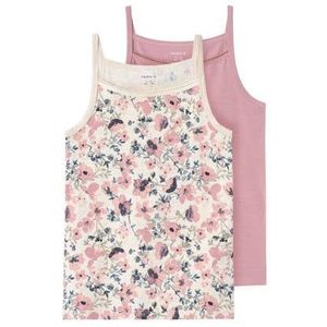 NAME IT KIDS Singlet - set van 2 Roze/Ecru