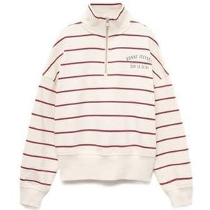 Mango - Kids Sweater - Lange Mouwen - Opstaande Kraag - Korte Rits
