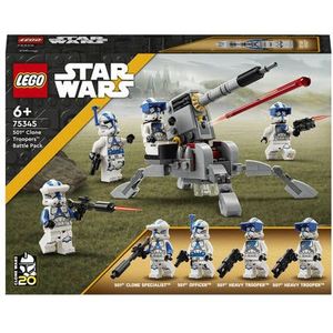 LEGO Star Wars 501st Clone Troopers Battle Pack Bouwbaar Speelgoed met Minifiguren - 75345