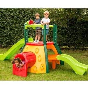 Little Tikes Super Evergreen Dubbeldekker Glijbaan - Speeltoestel