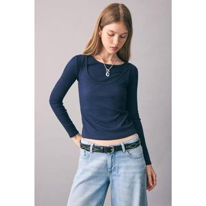 MANGO TEEN - Longsleeve - Donkerblauw