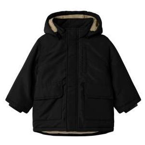 NAME IT Nmmmarlow Parka Jacket Pb voor jongens, zwart, numeric_86