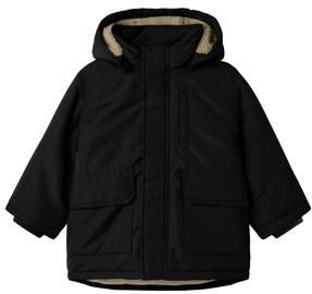 NAME IT Nmmmarlow Parka Jacket Pb voor jongens, zwart, numeric_86