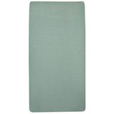 Meyco Baby Uni hoeslaken wieg - stone green - 40x80/90cm