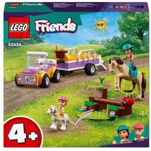 LEGO Friends Paard en pony aanhangwagen - 42634