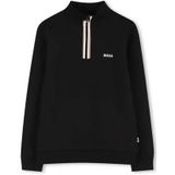 BOSS - J52359 - Sweatshirt - Zwart - 12 jaar