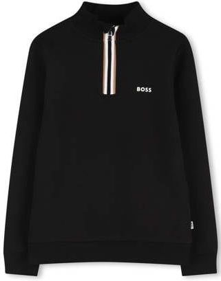 BOSS - J52359 - Sweatshirt - Zwart - 12 jaar