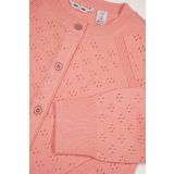 NONO - Alia Ajour Gebreide Vest - Sparkle Rose