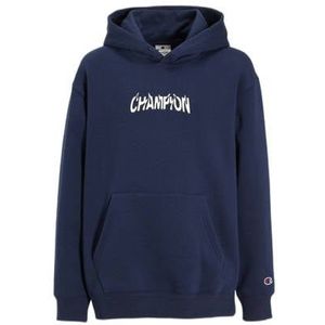 Champion Hoodie met Backprint Donkerblauw/Wit