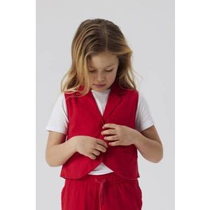 Name It - NkfFalinnen - Vest - Chinees Rood - 100% Katoen