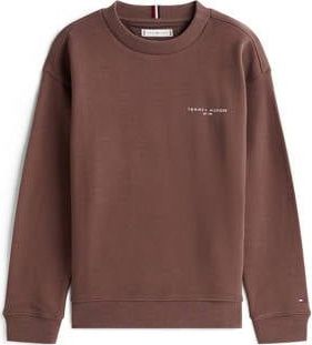 Tommy Hilfiger Sweatshirt - Mini Corp - Black Walnootbruin - Tommy Hilfiger - 4 jaar (104) - Sweatshirt
