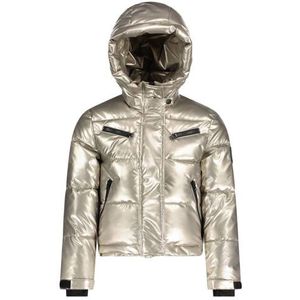 SuperRebel - Spicy Metallic - Ski-jack - Zilver - Met Capuchon