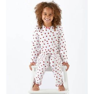 Little Label Pyjama met Dierenprint van Biologisch Katoen Rood