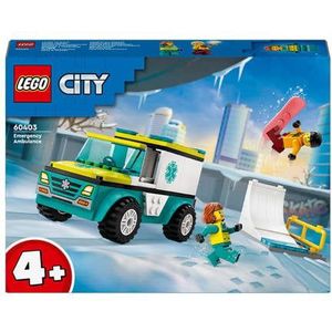 LEGO City Ambulance en snowboarder - 60403