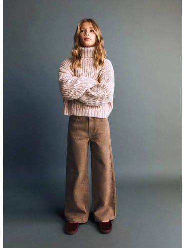 MANGO KIDS Jeans 'Victoria'  bruin / lichtbruin