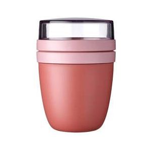 Mepal Lunchpot – 500 ml + 120 ml – Yoghurt en Muesli beker to go – Ellipse – Vivid mauve