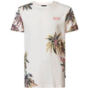 Petrol Industries T-shirt met All Over Print Multicolor