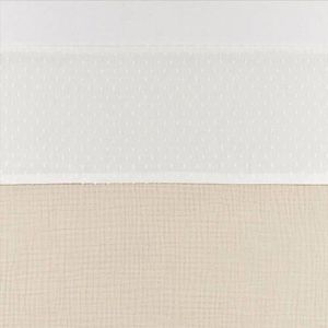 Meyco Baby Plume ledikant laken - offwhite - 100x150cm - 0.3 TOG